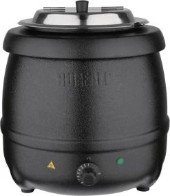 Buffalo Soepketel 10 Liter - Verstelbare Warmteregelaar - Zwart