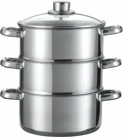 Merkloos Imperial Kitchen Stoompan - 20 Cm - 3 Delig - 21 X 26cm -Aanbiedingen Tefal Winkel 1083x1200 1