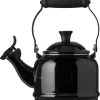 Le Creuset Demi Fluitketel - 1,1 L - Ebbenzwart