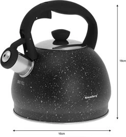 Fluitketel Inductie Gas Waterkoker 2.0 L ‘’Cosenza’’ Mat Zwart RVS 8 Fluitketel Inductie Gas Waterkoker 2.0 L ‘’Cosenza’’ Mat Zwart RVS -Aanbiedingen Tefal Winkel 1108x1200 13