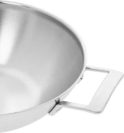 Demeyere Industry 5 RVS Wokpan – Wokpan Inductie – 30 Cm –2 Handvaten – PTFE-vrij -Aanbiedingen Tefal Winkel 1126x1200