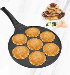 Merkloos Joyful-things Pancake Pan - Inclusief Deegdispenser- Pancake Set- Pan-Crêpemaker/Pannenkoeken- 7 Kop Marmeren Anti Laag -Aanbiedingen Tefal Winkel 1132x1200