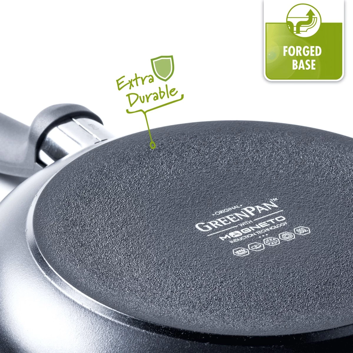 GreenPan Cambridge Grillpan 28cm - Zwart - Inductie - PFAS-vrij 5 GreenPan Cambridge Grillpan 28cm - Zwart - Inductie - PFAS-vrij - Afbeelding 5