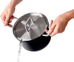 BK Q-linair Master Black Kookpannenset - 5-delig - Veilig Afgietsysteem - Inductie -Aanbiedingen Tefal Winkel 1200x1002