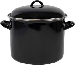 Orange85 Soeppan - Stamppot Pan - Inductie - Zwart - 8 Liter - Staal - Alle Warmtebronnen