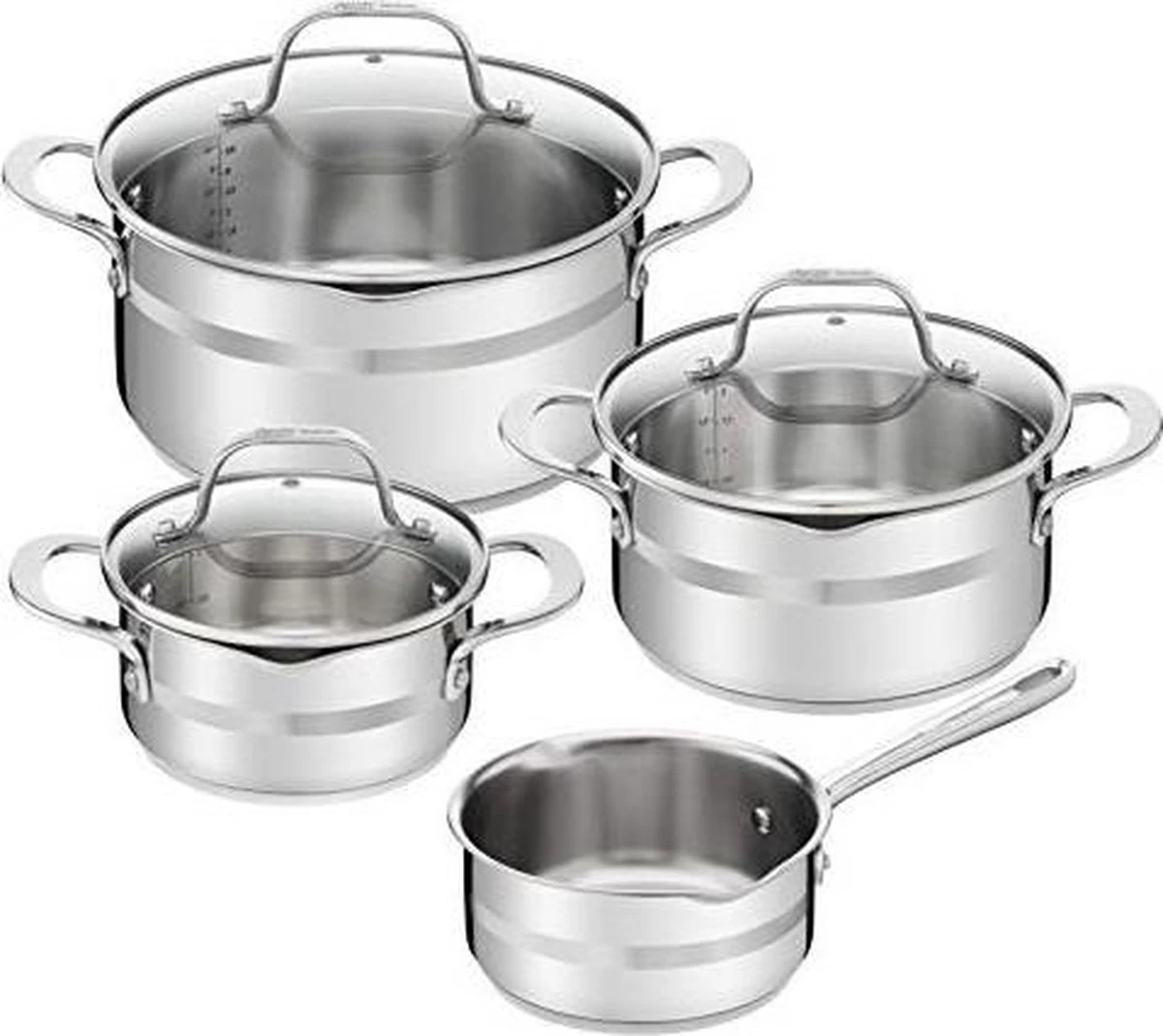 Tefal E494S7 Jamie Oliver Pannenset 1 Tefal E494S7 Jamie Oliver Pannenset