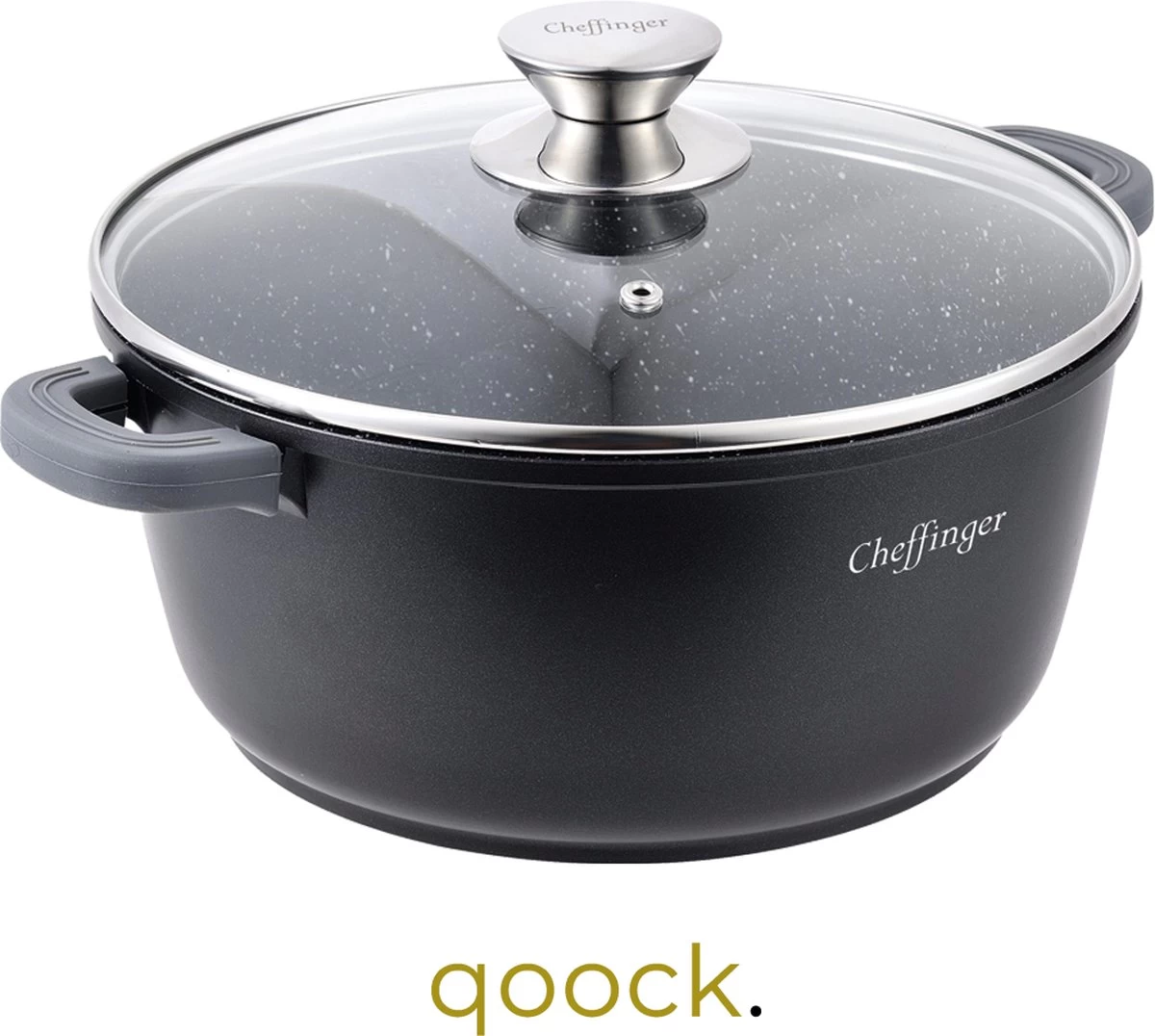 Cheffinger Cooking | Braadpan Met Deksel | 20cm | Alle Warmtebronnen |DC20 1 Cheffinger Cooking | Braadpan Met Deksel | 20cm | Alle Warmtebronnen |DC20
