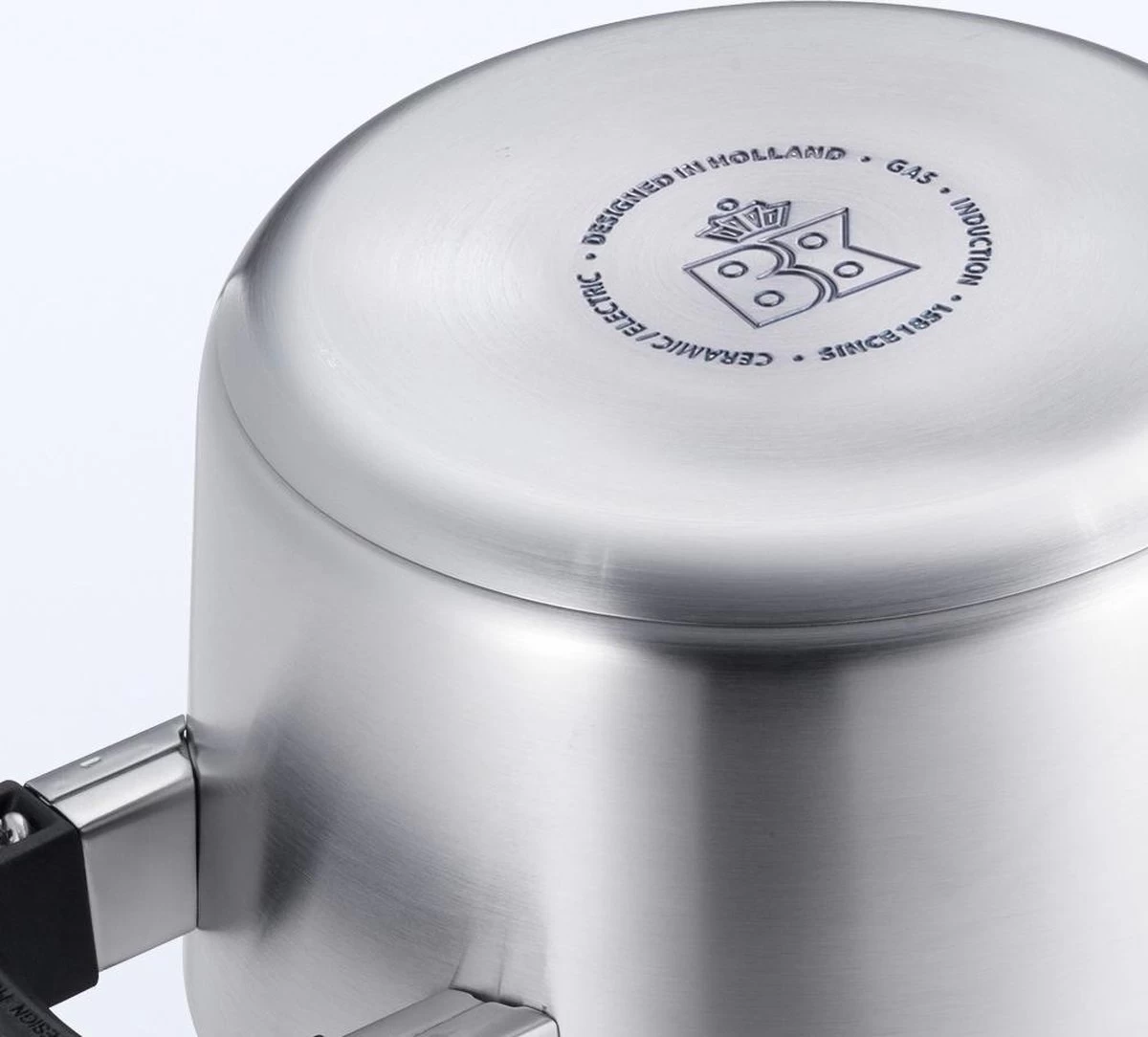 BK Conical Cool Glas Pannenset - 4-delig - RVS - Glazen Deksel - Inductie 6 BK Conical Cool Glas Pannenset - 4-delig - RVS - Glazen Deksel - Inductie - Afbeelding 6