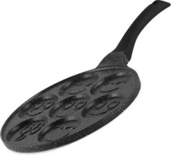 Emoji Pannenkoekenpan Pancake | 26cm | 7 Kop - Marmeren Anti Aanbaklaag Met Smiley 11 Emoji Pannenkoekenpan Pancake | 26cm | 7 Kop - Marmeren Anti Aanbaklaag Met Smiley -Aanbiedingen Tefal Winkel 1200x1088
