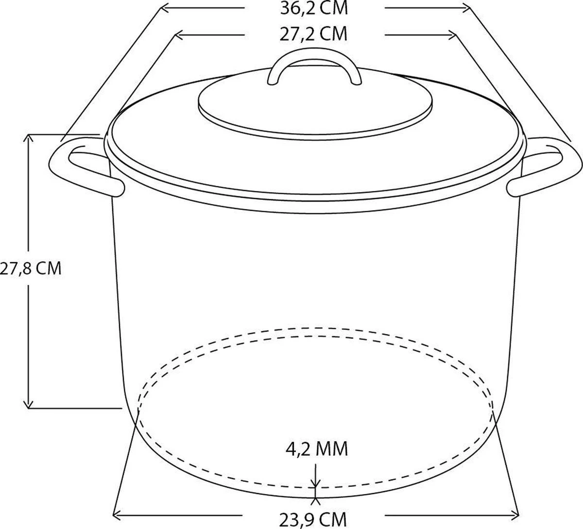 BK Soeppan - Ø 26 Cm - 11 L - Glazen Deksel 4 BK Soeppan - Ø 26 Cm - 11 L - Glazen Deksel - Afbeelding 4