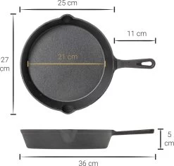 Blackwell Koekenpannenset - Gietijzer - ø 16, 20 En 25 Cm - Zonder Anti-aanbaklaag -Aanbiedingen Tefal Winkel 1200x1141 1