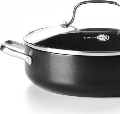 GreenPan Copenhagen Stoofpan Met Deksel En Extra Handvat 28cm/4.3L -Aanbiedingen Tefal Winkel 1200x1147