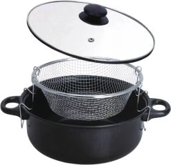 Excellent Houseware Frituurpan Met Glazen Deksel Ø26cm -Aanbiedingen Tefal Winkel 1200x1160 1