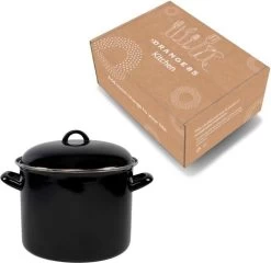 Orange85 Soeppan - Stamppot Pan - Inductie - Zwart - 8 Liter - Staal - Alle Warmtebronnen -Aanbiedingen Tefal Winkel 1200x1168 2