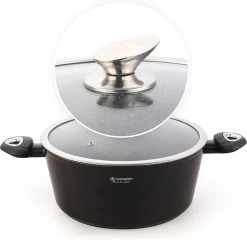 Edënbërg Black Line - 15-delige Luxe Pannenset Van Gesmeed Aluminium -Aanbiedingen Tefal Winkel 1200x1168