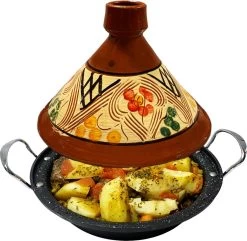 Tajine Aardewerk En Gegoten Aluminium Inductie| Handvaten| Geschikt Voor 4-8 Personen - Alle Warmtebronnen| Ø 30cm -Aanbiedingen Tefal Winkel 1200x1172 2