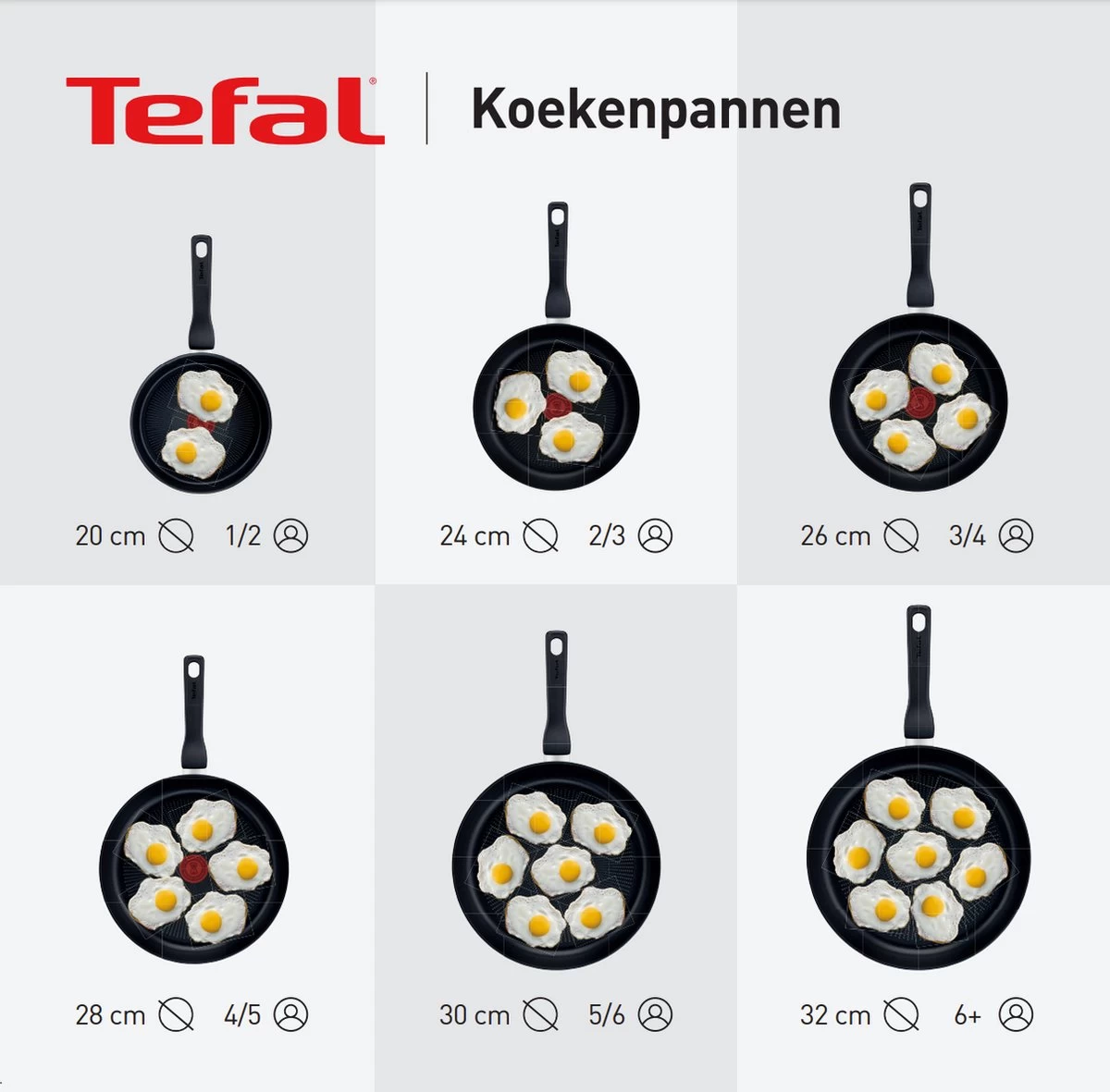 Tefal Brut Pannenset - Ø 24/30 Cm 7 Tefal Brut Pannenset - Ø 24/30 Cm - Afbeelding 7