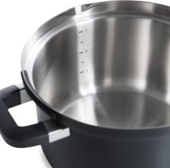 BK Flow Cool Black Glas Kookpannenset - 4-delig - Zwart - Glazen Deksel - Veilig Afgietsysteem - Inductie -Aanbiedingen Tefal Winkel 1200x1182