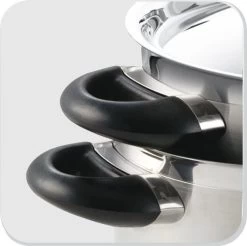 BK Karaat+ Pannenset - 5-delig - RVS – Geschikt Voor Alle Warmtebronnen -Aanbiedingen Tefal Winkel 1200x1195