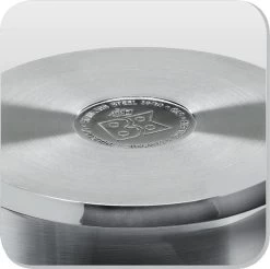 BK Karaat+ Pannenset - 5-delig - RVS – Geschikt Voor Alle Warmtebronnen -Aanbiedingen Tefal Winkel 1200x1197 1