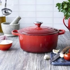 Le Creuset Signature Braadpan - 4,2 L - 24 Cm - Kersenrood -Aanbiedingen Tefal Winkel 1200x1197 14