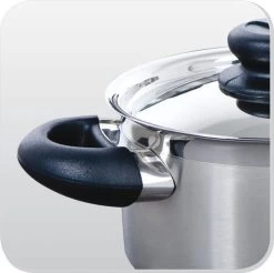 BK Karaat+ Pannenset - 5-delig - RVS – Geschikt Voor Alle Warmtebronnen -Aanbiedingen Tefal Winkel 1200x1197