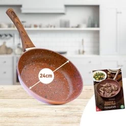 Livington Copper & Stone Pan - 24cm Koekenpan- Anti-aanbaklaag En Krasbestendig - Graniet Look - Binnenste Steenlaag Voor Perfecte Warmteverdeling - Geschikt Voor Ceran, Gas, Elektrisch, Inductie 17 Livington Copper & Stone Pan - 24cm Koekenpan- Anti-aanbaklaag En Krasbestendig - Graniet Look - Binnenste Steenlaag Voor Perfecte Warmteverdeling - Geschikt Voor Ceran, Gas, Elektrisch, Inductie -Aanbiedingen Tefal Winkel 1200x1200 1025