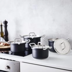 BK Q-linair Master Black Kookpannenset - 4-delig - Veilig Afgietsysteem - Inductie -Aanbiedingen Tefal Winkel 1200x1200 104