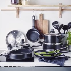 GreenPan Memphis Pannenset - 20-delig - Zwart - Inductie - PFAS-vrij -Aanbiedingen Tefal Winkel 1200x1200 111