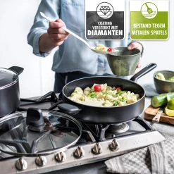 GreenPan Memphis Hapjespan 28cm - Zwart - Inductie - PFAS-vrij 23 GreenPan Memphis Hapjespan 28cm - Zwart - Inductie - PFAS-vrij -Aanbiedingen Tefal Winkel 1200x1200 1149