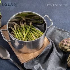 Sola Steelpan Profiline Deluxe - Ø 16 Cm - Zilver - RVS - Sandwichbodem -Aanbiedingen Tefal Winkel 1200x1200 1197