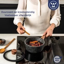 Westinghouse Steelpan Inductie - Ø 20 Cm - Zwart Marmer - Speciale Editie 10 Westinghouse Steelpan Inductie - Ø 20 Cm - Zwart Marmer - Speciale Editie -Aanbiedingen Tefal Winkel 1200x1200 1225