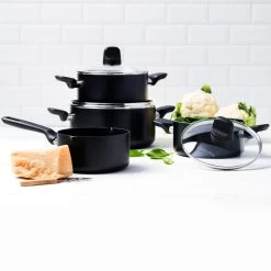 GreenPan Memphis Pannenset - 4-delig - Zwart - Inductie - PFAS-vrij -Aanbiedingen Tefal Winkel 1200x1200 126