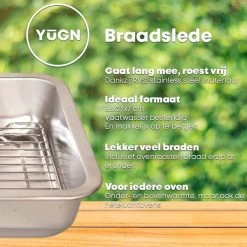YUGN Braadslede Ovenschaal Braadslee Oven - Braadslede Met Rooster Voor Ovengerechten - Roestvrijstaal En 36x27x7CM - Cadeau Tip -Aanbiedingen Tefal Winkel 1200x1200 1266