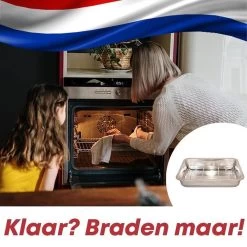 YUGN Braadslede Ovenschaal Braadslee Oven - Braadslede Met Rooster Voor Ovengerechten - Roestvrijstaal En 40x30x7CM - Cadeau Tip -Aanbiedingen Tefal Winkel 1200x1200 1282