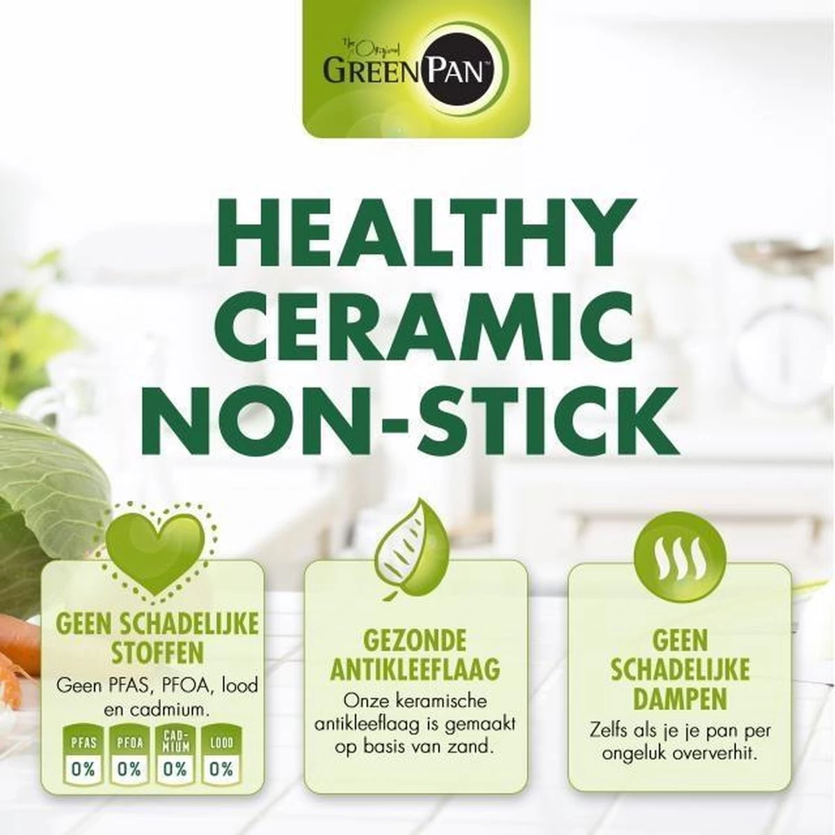 Greenpan Torino Keramische Wokpan - 28 Cm 7 Greenpan Torino Keramische Wokpan - 28 Cm - Afbeelding 7