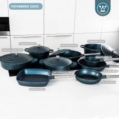 Westinghouse Performance Series - Wokpan Inductie - 28cm Luxe Wok Met Deksel - Blauw - Geschikt Voor Alle Warmtebronnen -Aanbiedingen Tefal Winkel 1200x1200 223