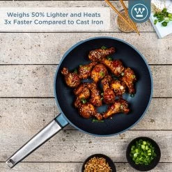 Westinghouse Performance Series - Wokpan Inductie - 28cm Luxe Wok Met Deksel - Blauw - Geschikt Voor Alle Warmtebronnen -Aanbiedingen Tefal Winkel 1200x1200 225