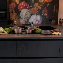 Herenthal Inductie Pannenset- Luxe 10-delige Koekenpannenset - Voor Alle Warmtebronnen - Met Glazen Deksels - Koper -Aanbiedingen Tefal Winkel 1200x1200 25