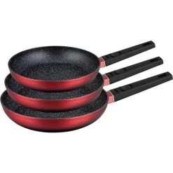 Royal Swiss Koekenpannenset 3-delig (rood) Marmeren Coating -Aanbiedingen Tefal Winkel 1200x1200 392