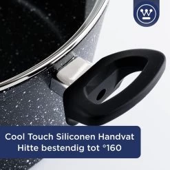 Westinghouse Hapjespan Inductie - Ø 32 Cm - Zwart Marmer - Met Deksel -Aanbiedingen Tefal Winkel 1200x1200 519