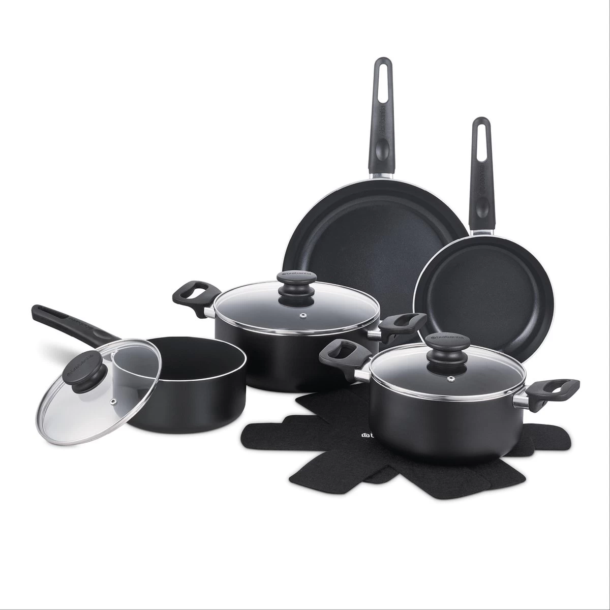 Brabantia Cooking Pleasure Set - 5 Delig - Inductie - Keramische Anti Aanbaklaag - Pfas Vrij 1 Brabantia Cooking Pleasure Set - 5 Delig - Inductie - Keramische Anti Aanbaklaag - Pfas Vrij