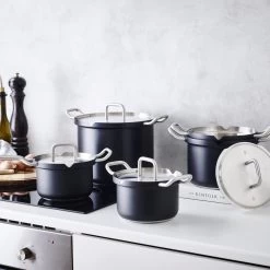 BK Q-linair Master Black Kookpannenset - 5-delig - Veilig Afgietsysteem - Inductie -Aanbiedingen Tefal Winkel 1200x1200 68