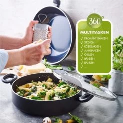 Greenpan Torino Keramische Hapjespan - 28 Cm - Met Glazen Deksel 22 Greenpan Torino Keramische Hapjespan - 28 Cm - Met Glazen Deksel -Aanbiedingen Tefal Winkel 1200x1200 708