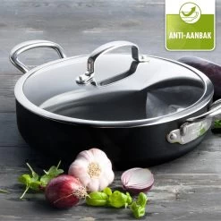 GreenPan Barcelona Infinity Pro Hapjespan Met Deksel 30cm - Zwart - Inductie - PFAS-vrij 17 GreenPan Barcelona Infinity Pro Hapjespan Met Deksel 30cm - Zwart - Inductie - PFAS-vrij -Aanbiedingen Tefal Winkel 1200x1200 736