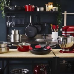 KitchenAid Stainless Steel Hapjespan Met Glazen Deksel ø28cm - RVS - Inductie - Anti-aanbak -Aanbiedingen Tefal Winkel 1200x1200 757