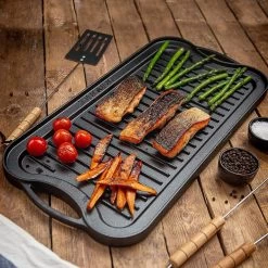 Nuovva Dubbelzijdig Gietijzeren Grillplaat - 50cm X 26cm 8 Nuovva Dubbelzijdig Gietijzeren Grillplaat - 50cm X 26cm -Aanbiedingen Tefal Winkel 1200x1200 822