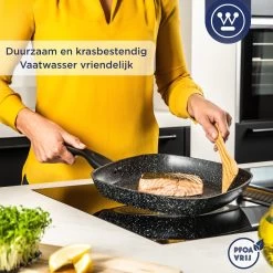 Westinghouse Grillpan - Ø 28 Cm - Zwart Marmer - Geschikt Voor Alle Warmtebronnen Inclusief Inductie - Steakpan Met Antiaanbaklaag- Aluminium 12 Westinghouse Grillpan - Ø 28 Cm - Zwart Marmer - Geschikt Voor Alle Warmtebronnen Inclusief Inductie - Steakpan Met Antiaanbaklaag- Aluminium -Aanbiedingen Tefal Winkel 1200x1200 850