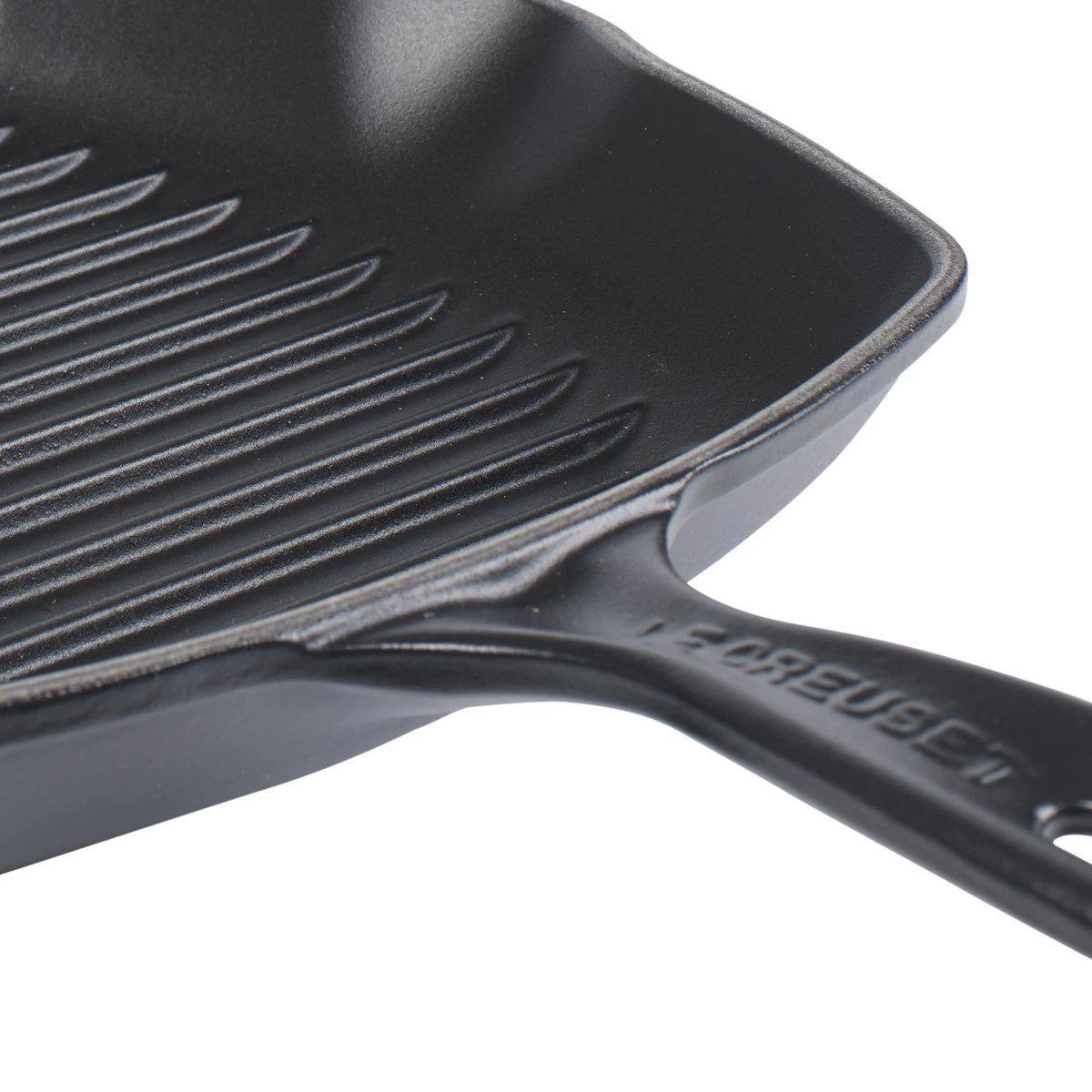 Le Creuset Gietijzeren Vierkante Grillpan - 26cm - Mat Zwart 5 Le Creuset Gietijzeren Vierkante Grillpan - 26cm - Mat Zwart - Afbeelding 5