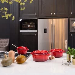 Sola Braadpan Gietijzer - Ø 20 Cm - Oranje/Rood - Gietijzer - Extra Zware Bodem -Aanbiedingen Tefal Winkel 1200x1200 907